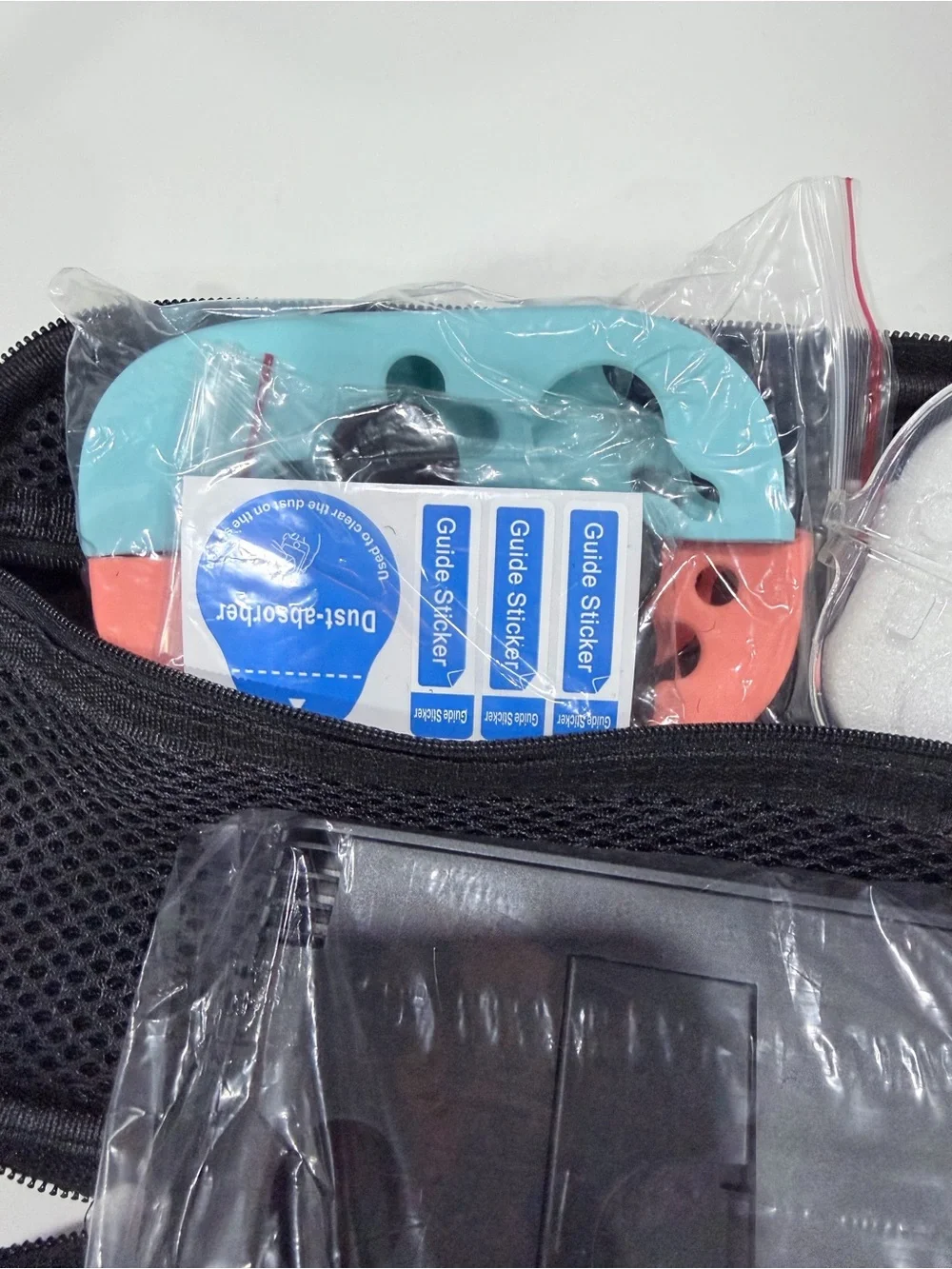 Portable Game Console Travel Case with Accessories - Black